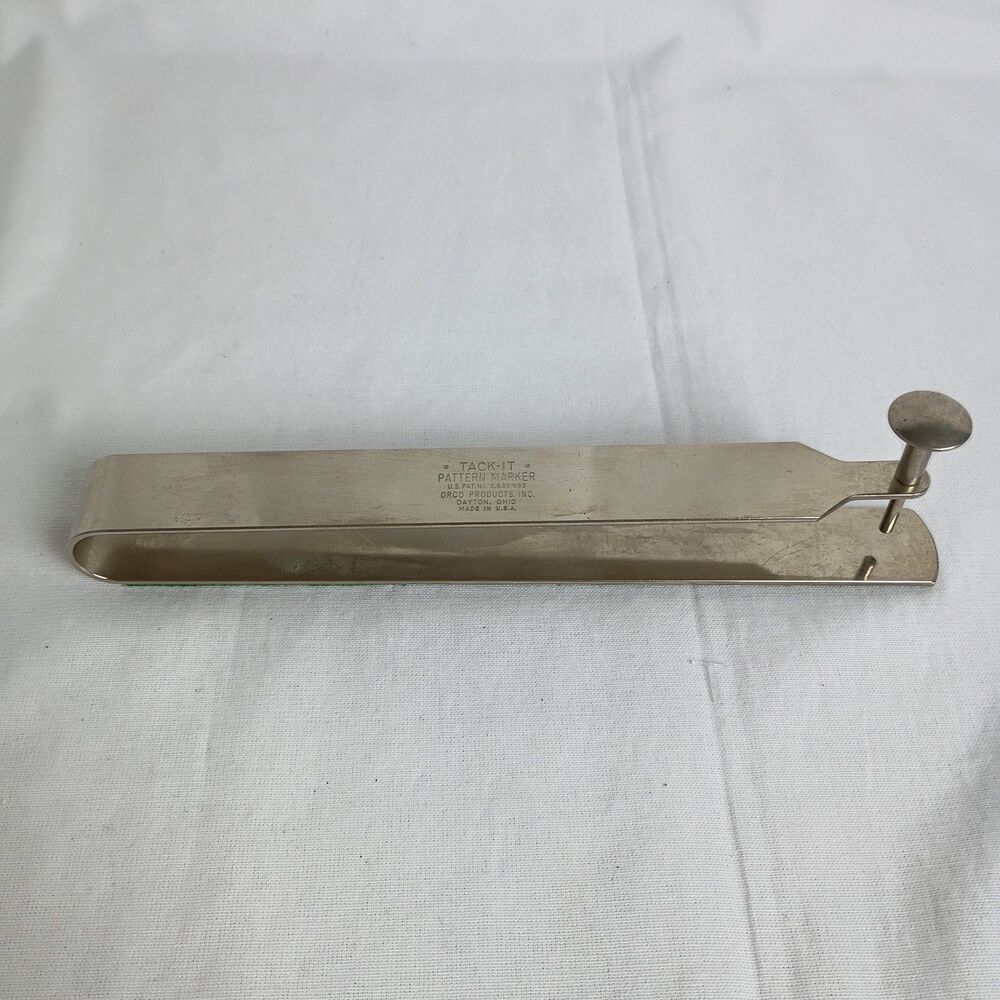 Vintage Stainless Steel Orco Tack It Pattern Marker Sewing Tool